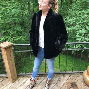 Extraordinary Vintage Sheared Mink or Rabbit Jacket